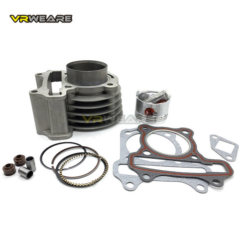 GY6 cylinder Kit 50mm big bore Cylinder Piston Ring Set for 4 stroke Scooter Moped 139QMB 147QMD GY6 50 60 80 cm3 to 100 cm3 ► Photo 1/5