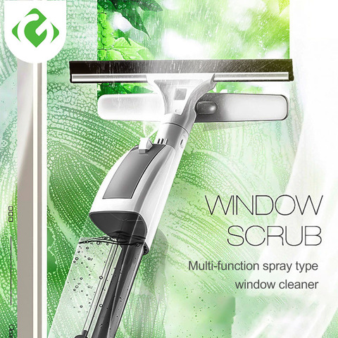 1pc Glass Scraper Water Wiper And Cleaning Brush Multi-functional Window  Cleaning Tool For Home