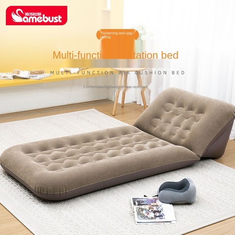 Camping Inflatable Mattress Adjustable Backrest Inflatable Recliner Air Sofa Cushion ► Photo 1/6
