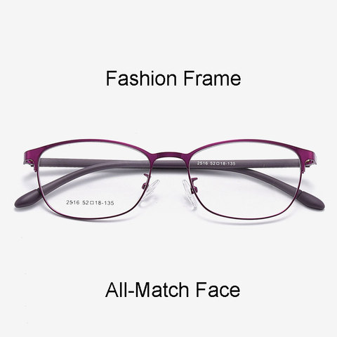 New Arrival Metal Glasses Frame Half  Rim Full Rim Nearsighted Spectacles with Spring Hinges Hot Selling Women Style ► Photo 1/6