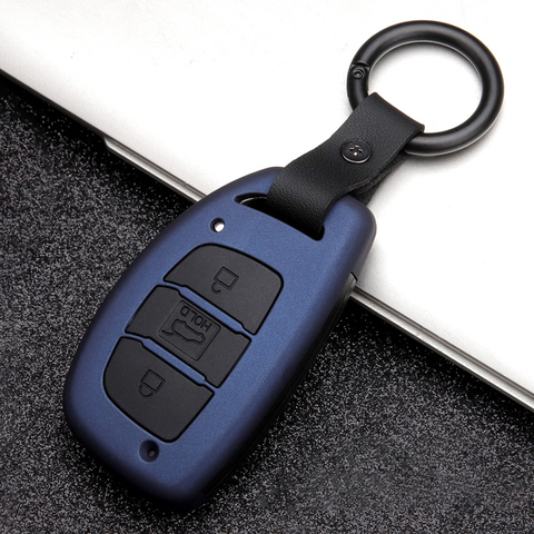 Car Remote Key Fob Shell Holder Cover Case for HYUNDAI Tucson Creta Ix25 Ix35 I10 I20 Ix20 HB20 Elantra Sonata Keychain ► Photo 1/6