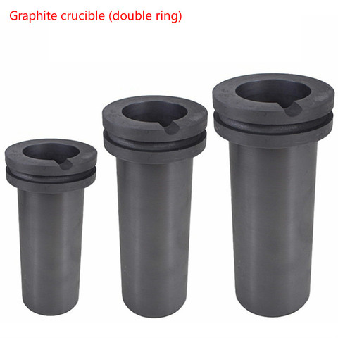 1KG 2KG 3KG High-purity graphite crucible special high temperature resistant precious metal double ring melting crucib. ► Photo 1/5