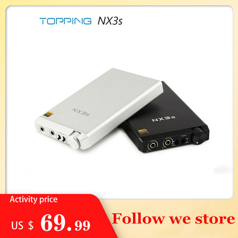 New TOPPING NX3s  Portable Amp HiFi Headphone Amplifier Chip OPA2140 + LME4972 ► Photo 1/6