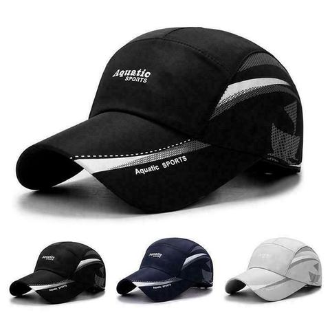 Simple Men's Mesh Baseball Cap Breathable Summer Caps Dad Hat