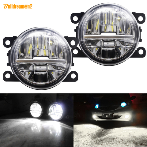 LED Fog Light For Nissan Pathfinder Frontier Xterra Note Interstar Navara Sentra Pixo Car Front Bumper Fog Lamp DRL 30W 12V ► Photo 1/6