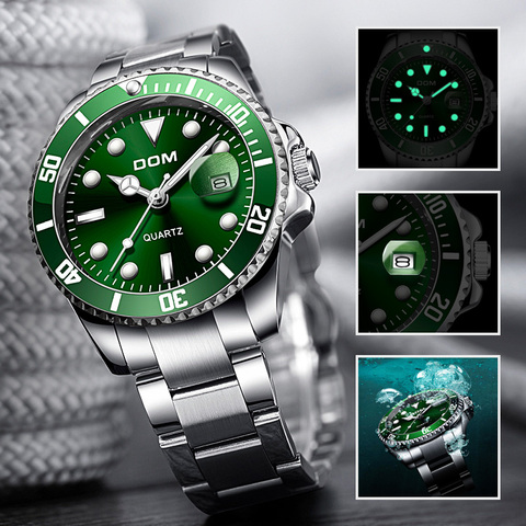 2022 Top Brand DOM Luxury Men's Watch 30m Waterproof Date Clock Male Sports Watches Men Quartz Wrist Watch Relogio Masculino ► Photo 1/6