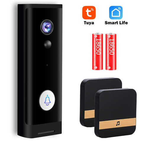 Tuya 1080P HD Video Doorbell Camera WiFi Wireless Doorbell Smart Home Door Bell Camera Outdoor Mini Video Intercom Two Way Audio ► Photo 1/6