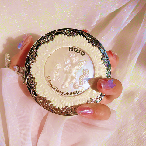 HOJO 24G large capacity makeup powder, oil control, lasting concealer, waterproof and sweat proofing, student honey powder ► Photo 1/6