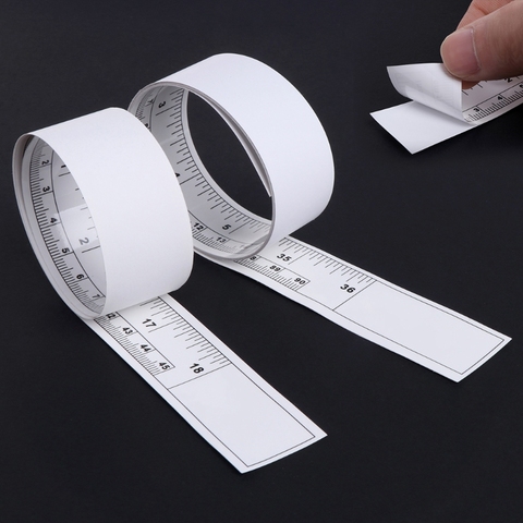 Vinyl Metric Measure Soft Ruler Tape DIY Self Adhesive Measuring Tape Ruler Sticker Home Sewing Tool Sewing Machine Sticker ► Photo 1/6