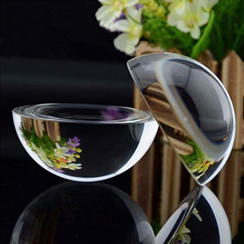 30mm-150mm Crystal Glass Paperweight Crystal Glass Dome Half Ball Paperweight Magnify Glass Paperweight ► Photo 1/2