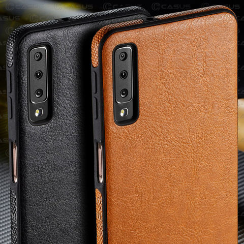 For Samsung Galaxy A10 A50 Case Luxury Vintage PU Leather Back Thin Cover Case For Samsung Galaxy A30 A40 A70  M10 M20 2022 Case ► Photo 1/6