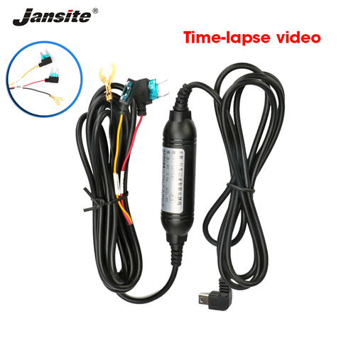 Jansite ACC Fuse Power Cable Hard Wire Cable Hard Wire Kit Mini USB 2.0 for Time-lapse video Car DVR Dash Cam Recorders Register ► Photo 1/6