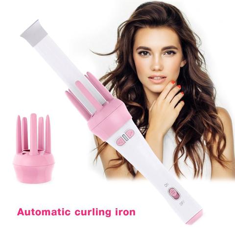 360 Two Way Rotating Automatic Hair Curler Anti-Scalding Curling Hair Stick  Constant Temperature Curling Iron Styling. ► Photo 1/6