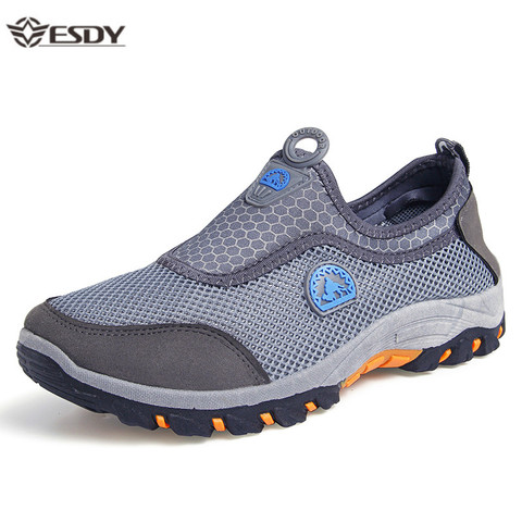 2022 Summer Men Mesh Shoes Slip on Men Casual Shoes Lightweight Breathable Comfortable Walking Sneakers Size 13 Men Sports Shoes ► Photo 1/6