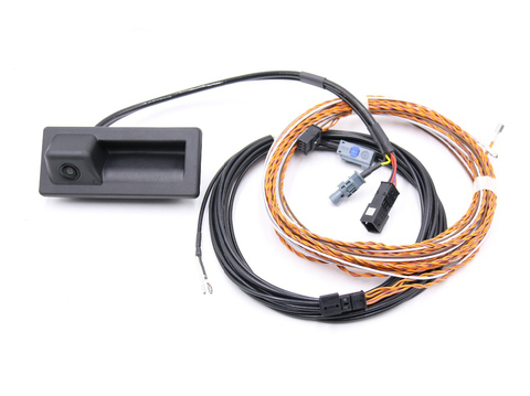 Rear View Trunk handle Camera with Highline Guidance Line Wiring harness FOR Skoda Octavia MK3 ► Photo 1/2