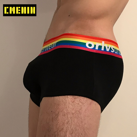 New Arrival Cotton Underwear Mens Boxer Homme Print Low waist Men Boxer Shorts Men Underwear Boxers Long boxer Transparent OR507 ► Photo 1/6