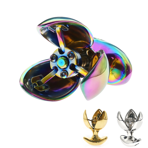Heavy Anus Beads Asslock Stainless Steel Anal Plug With Lock Expanding Ass Gold Butt Plug Rainbow Big Ass Trainer SM Toys ► Photo 1/6
