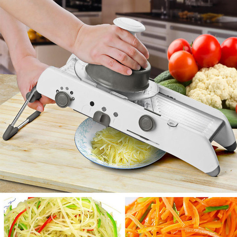 Manual Vegetables Cutter 18 Types Use Mandoline Shredders Slicer Onion Potato Cutter Carrot Grater Tools Kitchen Accessories ► Photo 1/6