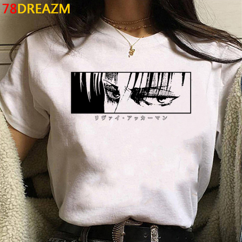 2022 Hot Anime Final Season  Attack on Titan T Shirt Men Kawaii Summer Tops Titans Attack Graphic Tees Levi Harajuku Tshirt Male ► Photo 1/6