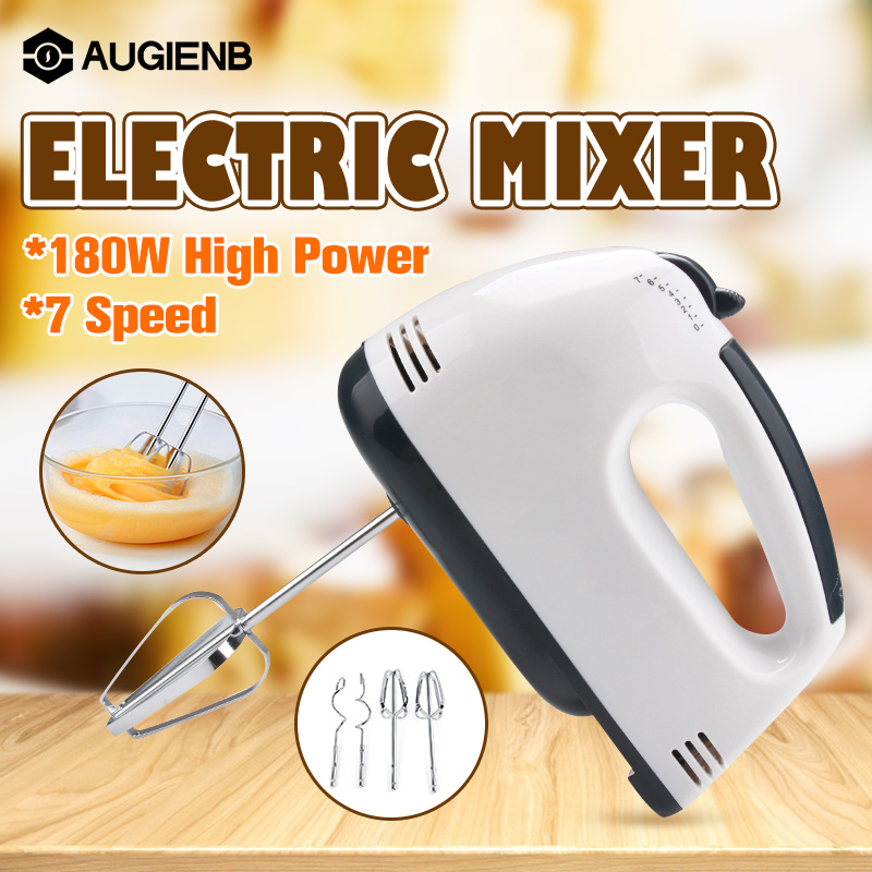Electric Handheld Mixer Egg Beater Multifunctional Mini 7 Speed