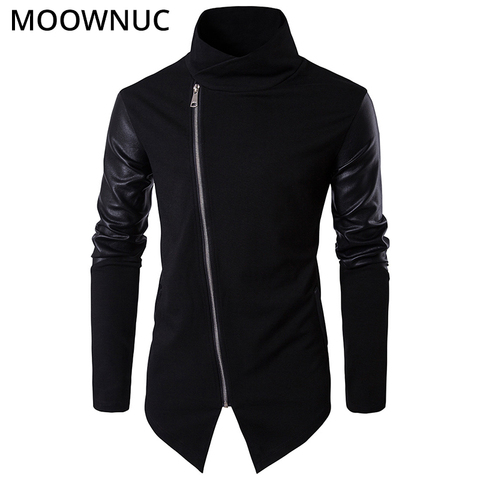 Fashion Sweater Cardigan Male Personality 2022 New Stand collar Cotton Smart Casual Autumn Slim Homme Cardigan Men MOOWNUC MWC ► Photo 1/5