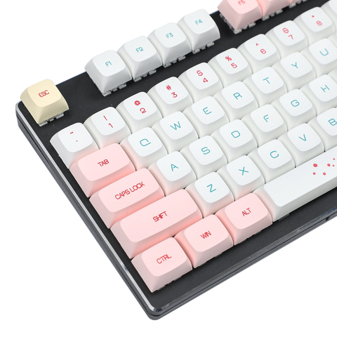 YMDK 146 Key Macaroon Dye Sub ZDA Ball Shape PBT Keycap Similar to XDA For MX Keyboard 104 87 61 Melody 96 KBD75 ID80 GK64 SP84 ► Photo 1/6