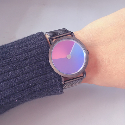 Fashion Retro Design Women Dress Watch Rainbow WristWatch Quartz Zegarek Damski Alloy Watches Gift For Lovers Reloj Mujer 2022 ► Photo 1/6