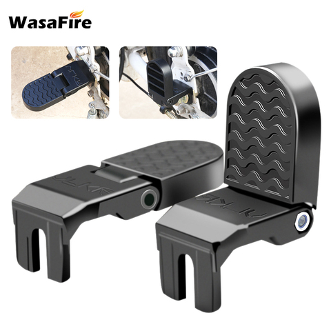 2Pcs Non-Slip Aluminum Alloy Mtb Bike Bicycle Pedal Front Rear Axle Foot Pegs BMX Footrest Lever Cylinder Bike Accessories ► Photo 1/6