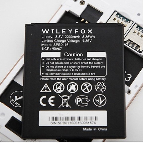 2200mAh SPB0116 Battery for Wileyfox Spark / Spark+ SPB0116 phone battery ► Photo 1/1