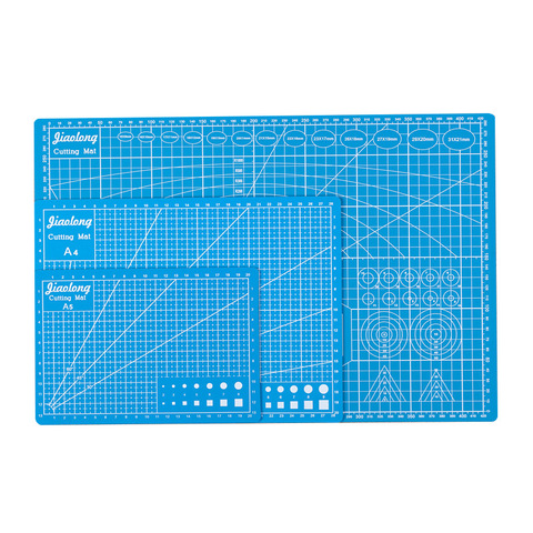 Cutting Mat A3 A4 A5 PVC Patchwork Cut Pad A3 Patchwork Tools Manual DIY Tool Cutting Board Double-sided Self-healing Blue Color ► Photo 1/5