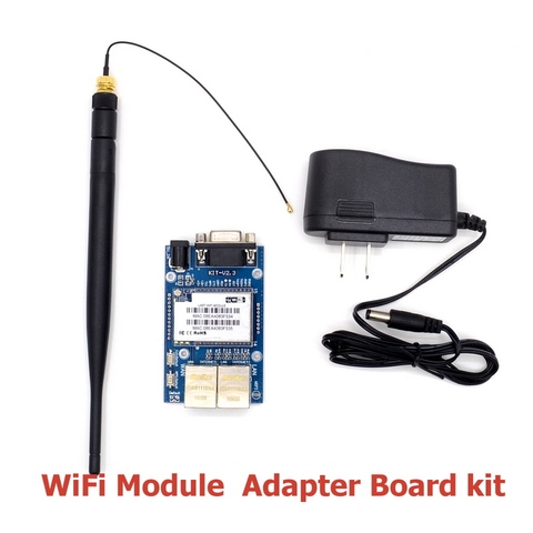 HLK-RM04 RM04 Uart Serial Port to Ethernet WiFi Wireless Module with Adapter Board Development Kit HLK RM04 Industrial Kit ► Photo 1/6