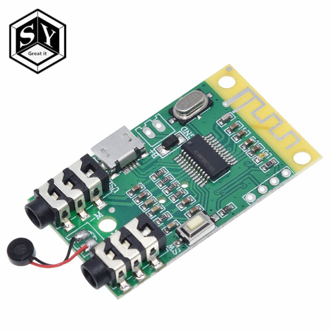 Bluetooth 4.2 audio transmitter receiver board 3.7V~5V 10M Distance MP3 decoding wireless module Speakers diy 3.5mm for Arduino ► Photo 1/6