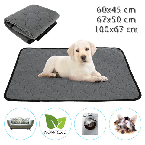 Reusable Tineer Washable Puppy Training Pad Pet Mat Anti-slip Dog Pee Pad Blanket for Dog/Cat/Rabbit ► Photo 1/6