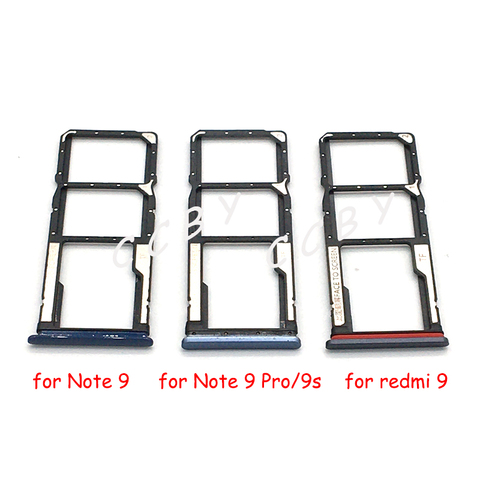 For Xiaomi Redmi Note 9 Pro 9S Sim Card Tray Slot Holder Replacement Parts ► Photo 1/5