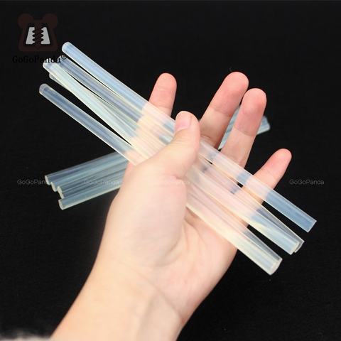 GOGOPANDA (50pcs/lot) 190mm Adhesive Craft Sticks Desinger Power Tool Non-Toxic Hot Melt Glue Sticks ► Photo 1/5