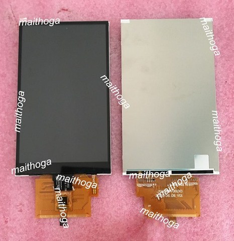 4.3 inch 37P HD TFT LCD 8P GT9147 Capacitive Touch Color Screen NT35510 IC 480*800 MCU 16Bit Interface Wide Viewing Angle ► Photo 1/4