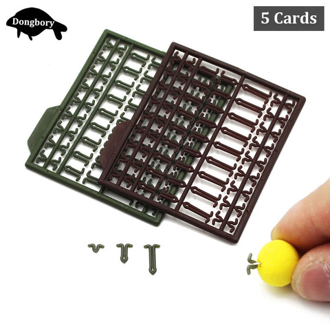 5 Cards Micro Carp Bait Stops Pop Up Boilies Insert Stoppers Dumbell Shape Carp Bait Holder for Carp Chod Rig Tackle Accessories ► Photo 1/6