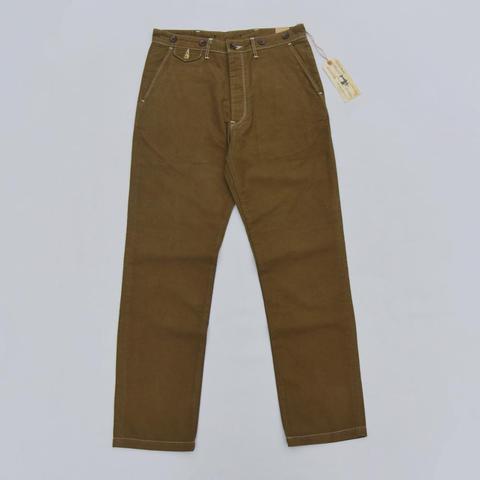 BOB DONG Casual Twill Chino Vintage Style Men's Pants With Suspender Buttons ► Photo 1/6