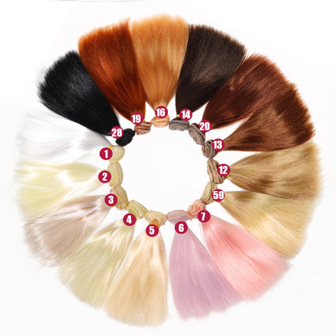 1PCS New Milk Silk Doll Hair 15CM Synthetic Hair For BJD Wig DIY ► Photo 1/1