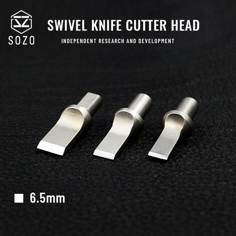 SOZO X1/X2 Carving Swivel Knife Leather Craft Tools  6.5mm Cutter Head Blade ► Photo 1/4