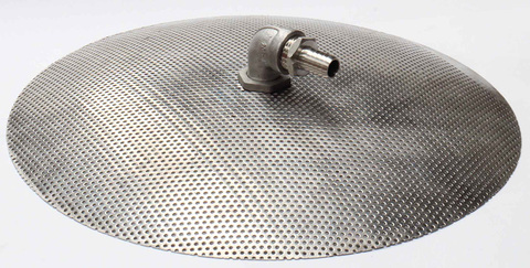 DOMED STAINLESS STEEL FALSE BOTTOMS (50CM) ► Photo 1/2