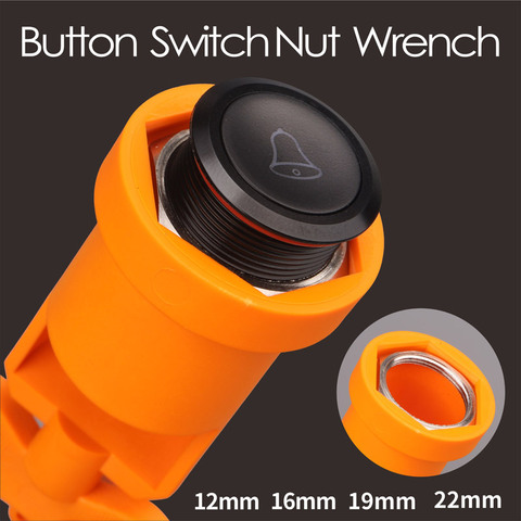 LANBOO 12mm 16mm 19mm 22mm push button switch plastic install spanner wrench nut install wrench ► Photo 1/4
