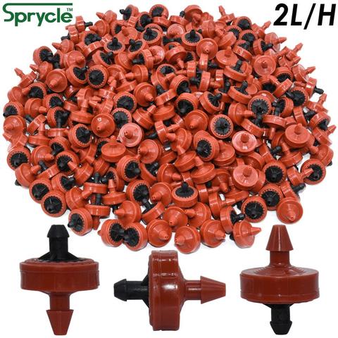 SPRYCLE 20PCS 2L 4L 8L Pressure Compensating Emitter Dripper Self-cleaning Drip Irrigation Water Regulator 4/7 Pipe Hose Puncher ► Photo 1/1