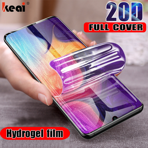 20D Hydrogel Film For Samsung Galaxy S10E S8 S9 S20 Note 20 Ultra 8 9 10 Plus Screen Protector For A50 A51 A70 A71 A10 Not Glass ► Photo 1/6