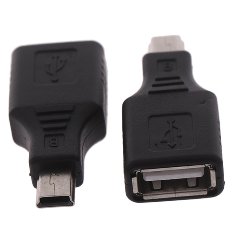 Mini USB Male to USB Female Converter Connector Transfer data Sync OTG Adapter for Car AUX MP3 MP4 Tablets Phones U-Disk ► Photo 1/6