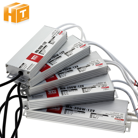 LED Driver DC12V DC24V IP67 Waterproof Lighting Transformers for Outdoor Lighs Power Supply 10W 20W 30W 45W 60W 100W 150W 200W ► Photo 1/6