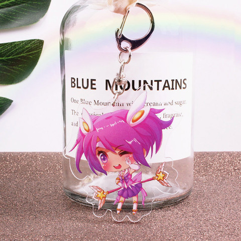 League of New Legends Acrylic Keychain LOL Soraka Ashe LuLu Riven Funny Cute Pendant Jewelry Accessory Chaveiro Llaveros Gifts ► Photo 1/6