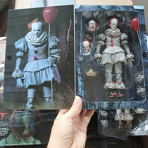 Pennywise Figure NECA Stephen King It Joker Pennywise Action Figure Horror Toy Doll Halloween Gift ► Photo 1/5
