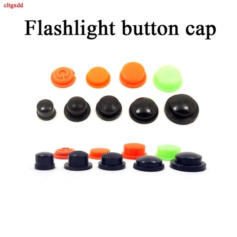 2pcs tail button switch hat waterproof dwaterproof rubber button led charge glow flashlight switch accessories seal rubber cover ► Photo 1/6