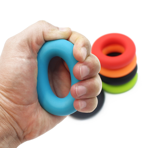 Hand Trainer Carpal Expander Grip Finger Strength Power Gripper Gripping Ring Stress Relief Gym Home Exercise Fitness Equipment ► Photo 1/6